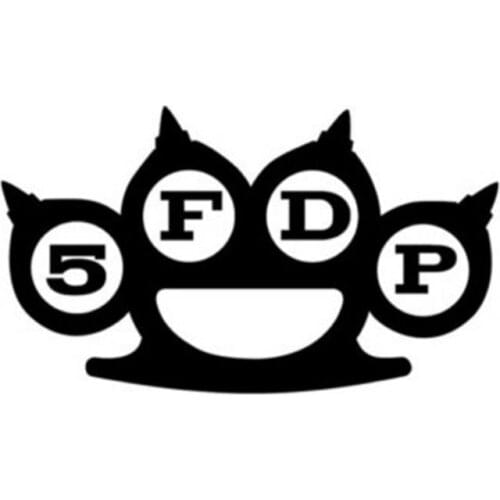 10.8X6.3CM Five Finger Death Personality Vinyl Decal Sticker Car Accessories S8-0166