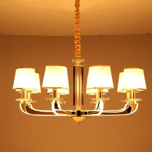 New arrival modern simple personality light arm led crystal chandelier