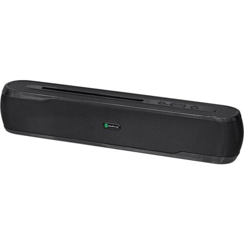 Newrixing NR-9017 Portable Bluetooth Speakers Wireless Waterproof With Mobile Phone Bracket Subwoofer TF FM Radio Black