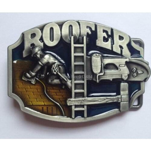 ROOFER belt buckle JF-B1070 Wholesale brand new belt buckle 1 lot MOQ free shipping