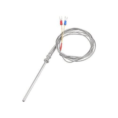 K Type 7.8mm Thread Thermocouple Temperature Measurement Sensor 6.4ft
