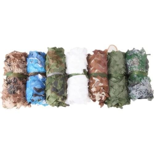 1.5x4M Oxford Camouflage Sun Shade Net Military Hunting Shade Sails Camping Mesh Grid Hide Cover Sun Shelter Outdoor Beach Tent