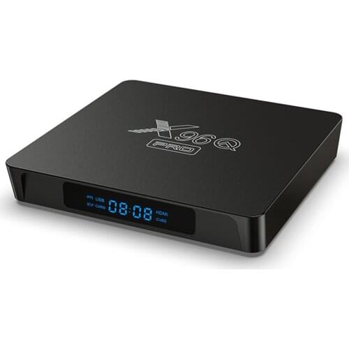 X96Q PRO 4K Android 10.0 Set Top Box H313 Quad Core Smart TV Media Player 4GB / 8GB / 16GB / 32GB / 64GB 2021 Set Top Box