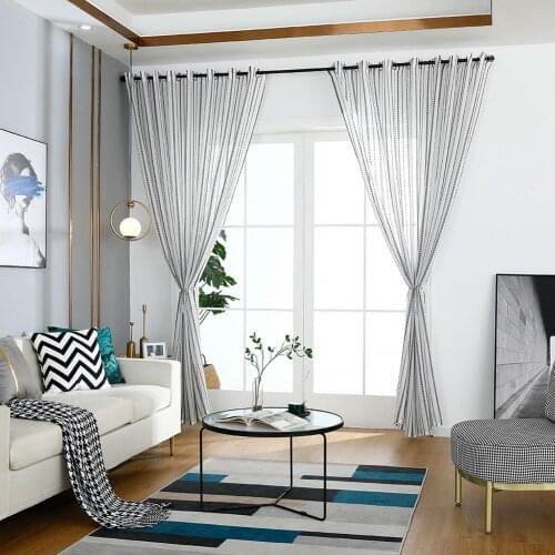 Heart Stripe Tulle Curtain for Living Room Window Curtain Bedroom Tulle Drape Curtains Door Curtains Drape Panel Sheers Curtain