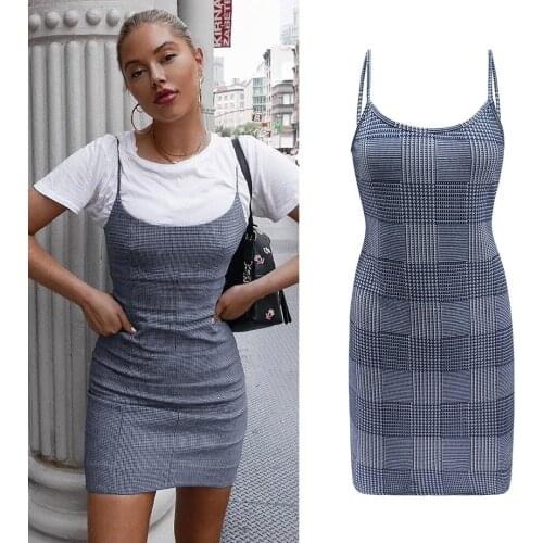 Women Ladies Sleeveless O Neck Sexy Mini Dress
