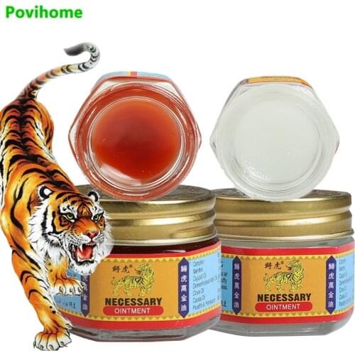 1pcs Arthritis Rheumatism Ointment Tiger Balm Cream 100% Original Back Pain Patch Anti Itch Cooling Oil Herbal Cream Muscle Rub
