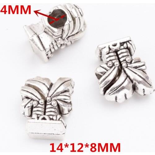10 pcs/lot Fashion zinc alloy Metal Large Hole Beads charms DIY European Bracelet jewelry Fittings making 6917