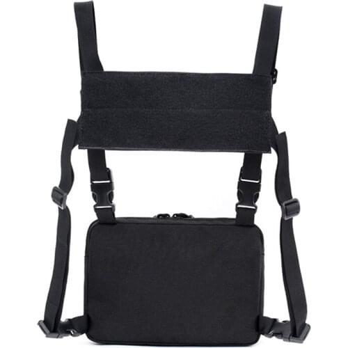 1000D Outdoor Sports Chest Bag Multifunctional Hunting Airsoft Tactical Strap Chest Bag Detachable Shoulder Bag