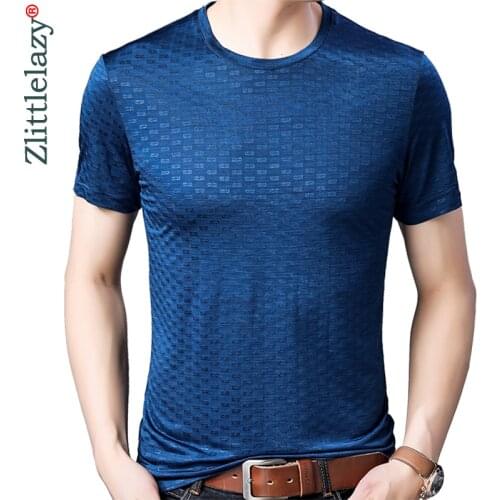 2020 Brand Casual Summer Plaid Short Sleeve T Shirt Men Streetwear Tshirt Fashion Fitness T-shirt Jersey Mens Tee Shirts 52017