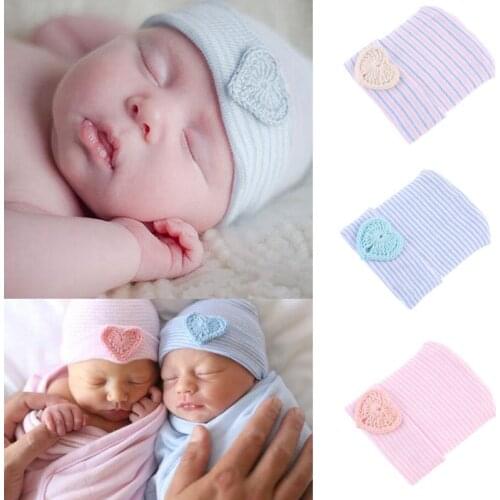 Pudcoco Baby Hats Cute Newborn Baby Infant Girl Toddler Comfy Bowknot Hospital Cap Warm Beanie Hat