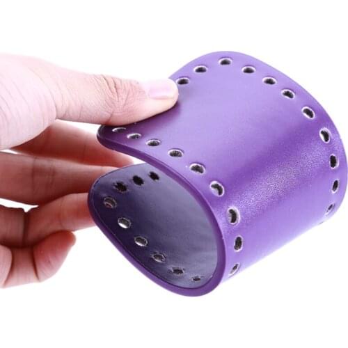 Long Bottom for Knitted Bag PU leather Bag Accessories Handmade Bottom With 52 holes DIY Crochet Bag Bottom