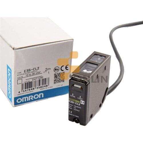 E3S-CL2 Reflective, Diffuse Optical Sensor 200mm ADJ NPN/PNP - Dark-ON/Light-ON - Selectable