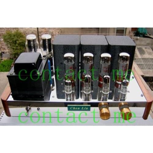 EL34B combined tube power amplifier, output power: 40W+40W, input sensitivity: 0.5V, distortion less than 1%, very good sound
