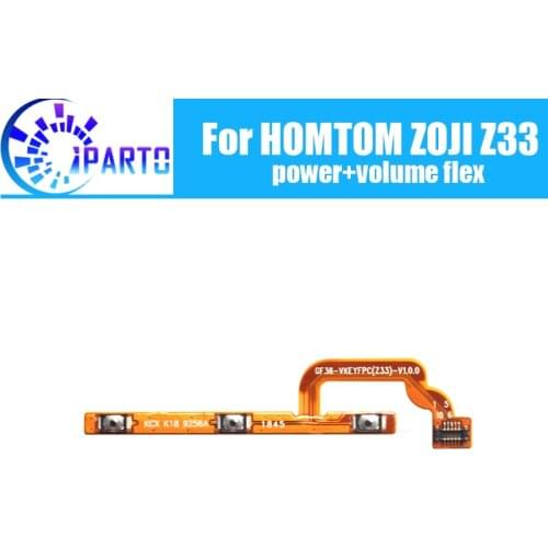HOMTOM ZOJI Z33 Side Button Flex Cable 100% Original Power + Volume button Flex Cable repair parts for HOMTOM ZOJI Z33