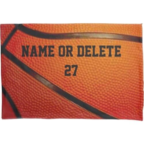 Customized Name Personalized Basketball Pillow Case with Your Text Throw Pillow Cushion Cover Sofa Home Decorative Zippered 20x