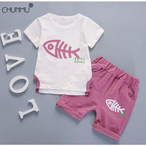 Baby Boys Clothing Sets Summer Children Boys Clothes Suit for Kids T-Shirt Pants 2pcs Sport Outfit Infant Girl Clothes