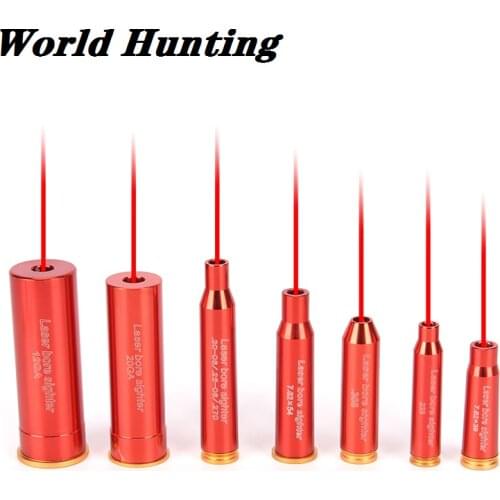 Red Hunting Red Laser Boresighter CAL.308 .223 30-06 CAL7.62x39 7.62X54 12GA 20GA Cartridge Tactical Bore Sighter