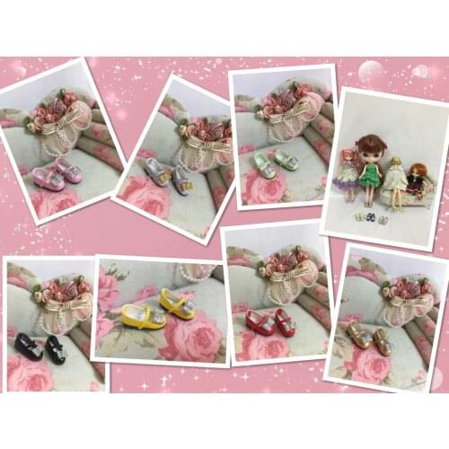Dolls shoes for blyth Azone OB doll licca doll size:2.8cm*1.2cm 2017061114