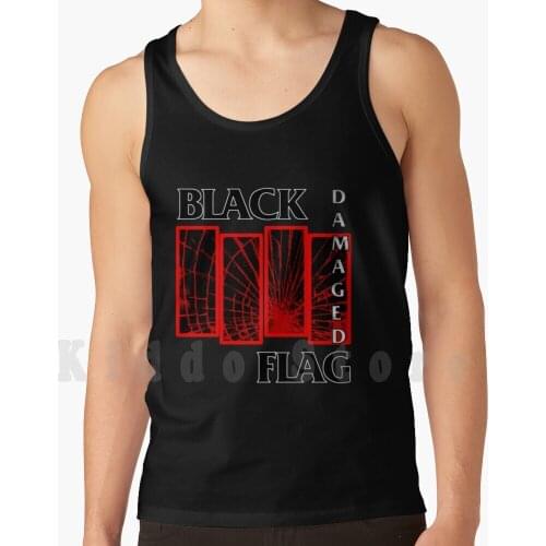 Black Flag-Damaged. tank tops vest sleeveless Black Flag Black Flag Seminal Hardcore Punk Hermosa Beach