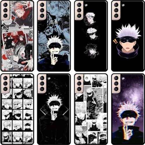 Gojo Satoru Jujutsu Kaisen Soft Case For Samsung Galaxy S21 Ultra Note 20 Note 10 S8 S9 S10 Plus S20 FE Phone Cover