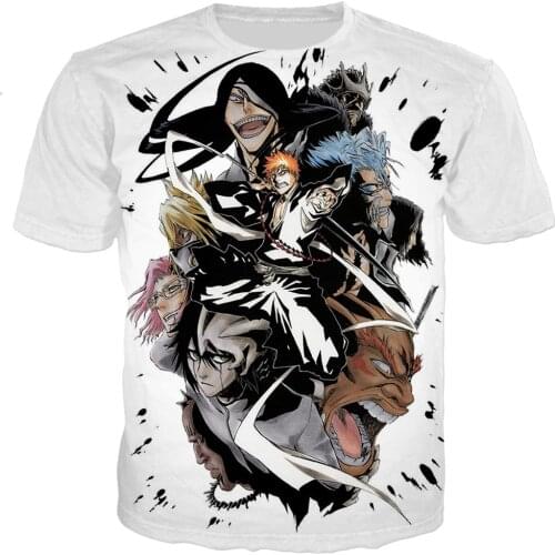 2021 New 3D Mens Anime Short Sleeve Fun Childrens Love Fashion Street Punk Tops Men and Women Anime T shirt Popular