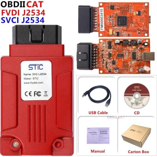 SVCI J2534 OBD2 For Fo--rd/Ma--z-da Scanner IDS J2534 Forscan OBD 2 OBD2 Car Diagnostic Auto Tool Better than ELS27 ELM 327