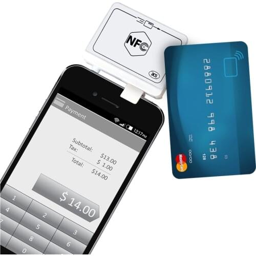 EMV ACR35 NFC MobileMate Contactless RFID Card Reader writer Support S50& Mag Card and Mobile Banking & Payment with Free SDK