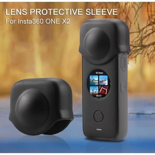 For Insta360 ONE X2 Silicone Protective Cover Lens Screen Protector Scratchproof Camera Case Accessories for insta360 ONE X2