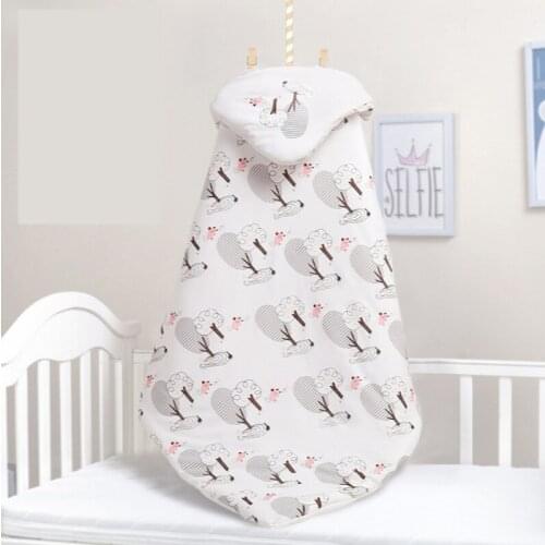 NEW Spring and Autumn Thin Cotton Infant Baby Sleeping Bag Envelope For Newborn Baby Bedding Wrap Sleepsack Cartoon Baby Blanket
