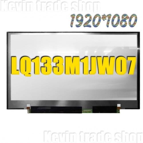 13.3"IPS LED LCD Screen For Sharp LQ133M1JW07 Matte 1920X1080 FHD eDP 30pin Display Panel Replacement matrix