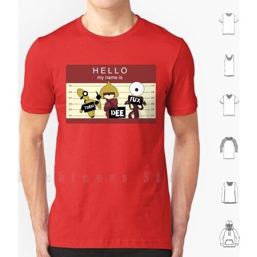 Trendeefux : Hello My Name Is Mugshot ( Cranberry ) T Shirt DIY Cotton Big Size S-6xl Comic Anime