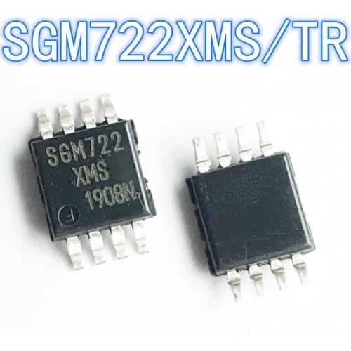 10PCS-100PCS SGM722XMS/TR MSOP-8 SGM722 MSOP8 operational amplifier chip
