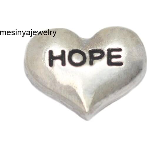10pcs Hope Custom Floating Charms For Glass Locket
