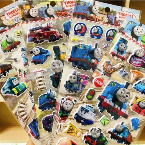 Thomas stickers three-dimensional shape children cartoon stickers reward baby props party decoration baby album book sticker