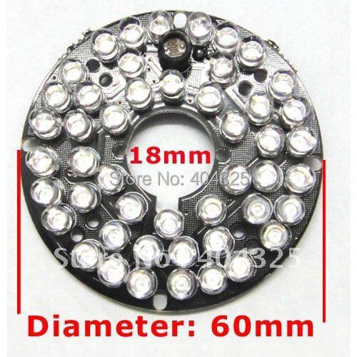 48 LEDs 5mm Infrared IR For Camera IR Bulb Board For Camera IR 60 Degrees Bulb