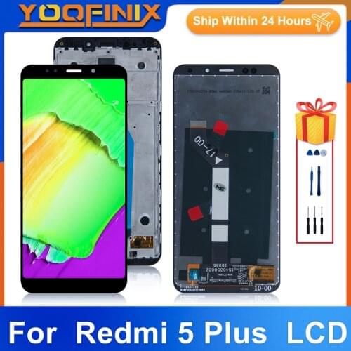 5.99"Original For Xiaomi Redmi 5 Plus Display Touch Digitizer Assembly Replacement Parts For Redmi 5 Plus LCD MEG7 MEI7 Display