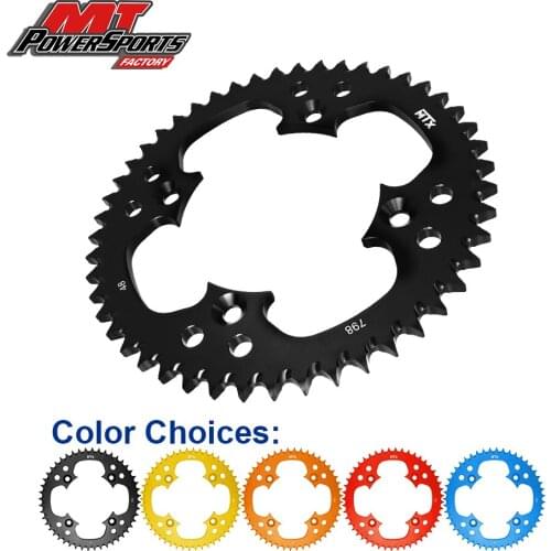 For Suzuki RM80 89-01 Yamaha YZ85 02-18 Dirt Bike Cross Moto Motorbike Accessories 48T Rear Black Sprocket Chain Wheel Rebuild