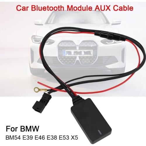 Car Electronics Accessories For BMW BM54 E39 E46 E38 E53 X5 3-pin Car Bluetooth Module AUX IN Audio Radio Adapter