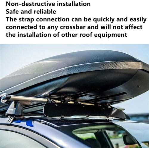 Car Top Roof-Racks Windshield 34-inch Long Air Deflector Universal Roof-top Cargo Box Wind Screen 34 Inch Roof Rack Fairing