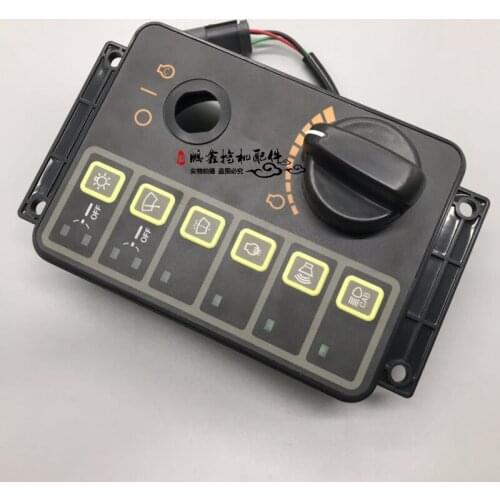 Free shipping for Excavator accessories R215-7 225-7 headlight switch wiper switch wiper control panel