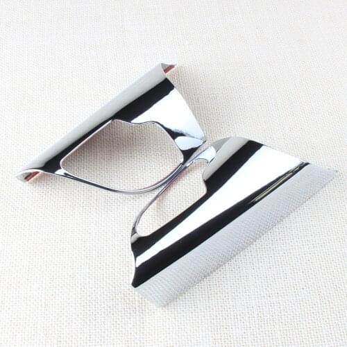 For Ford Focus 2 2009- 2013 ABS chrome speaker trim tweeter decoration speaker stickers for focus 2 auto accessories 2pcs/set