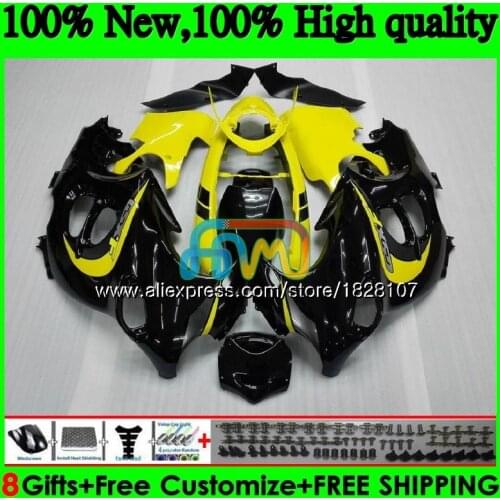 Body For SUZUKI KATANA GSXF 600 Yellow black 750 1998 1999 2000 2001 2002 33BS.51 GSX750F GSXF750 GSXF600 98 99 00 01 02 Fairing