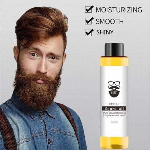 30ml Natural Organic Beard Oil Men Beard Growth Oil Hair Loss Products Spray Beard Hair Grow Treatment Essential Oil