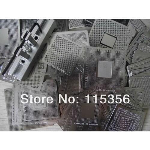 New Free shipping 1 reball station with 27pcs heat directly Universal BGA stencils bga reballing tools kit