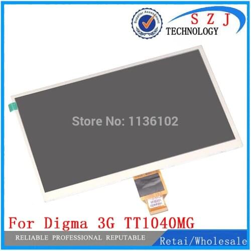 New 10.1'' inch for Oysters T12V 3G/Digma Optima 10.1 3G TT1040MG Tablet 1024*600 TFT LCD display Screen Free Shipping