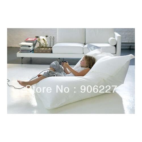 The original!! Junior white bean bag chair, children gaming beanbag sofa seat - free shipping