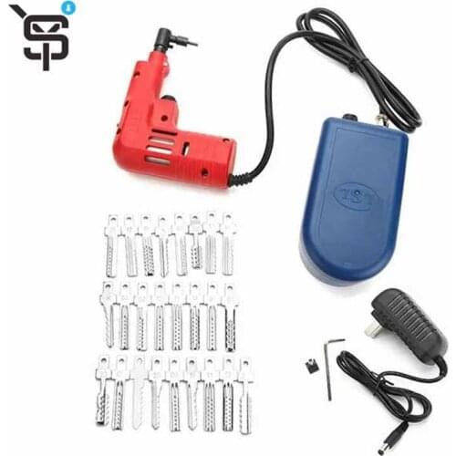 High quality Electric Lock Pick Gun 25 pins Lock Pick Tools Dimple Lock Bump Locksmith Tool Set