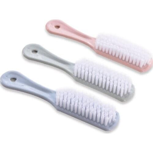Plastic Shoe Brush Nordic Soft Fur Cleaning Brush Decontamination Laundry Brush Small Brush Simple Shoe Brush