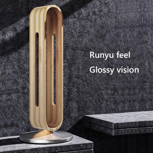 Bamboo Wood & Aluminum Headphone Stand Gaming Headset Stand Earphone Display Rack Hanger Bracket For Over Ear Headsets