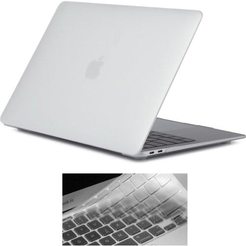 For Apple Macbook Air 11/13 /MacBook Pro 13/15/16/12 Rubberized Matte Hard Laptop Protective Shell Cover Case+US Keyboard Skin